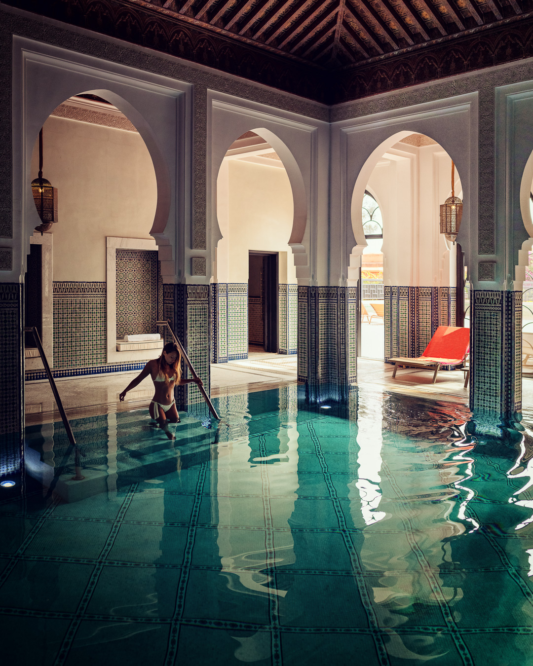 Serviette de plage en Kikoy Carnac